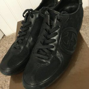 GUCCI Ebony Sneakers Size 36+  US 6.5